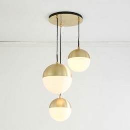 Moderne glaskugle vedhængslampe Island Ideas Lamp