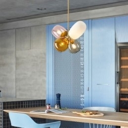 Nordic Unique Pendel Lys Farvet Glas Prinsesse Ballon Lys Børn
