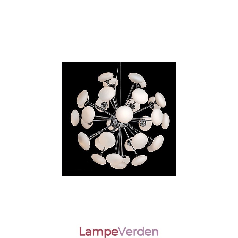 ModernYestaurant Lampe Enkel cirkulær glas kunst pendel europæisk stil