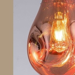 Farverigt pendant lys sæbeboble glas loft lys ø lampe