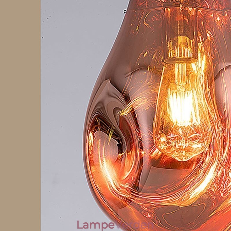 Farverigt pendant lys sæbeboble glas loft lys ø lampe