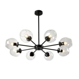 Nordic Glass Pendel Light Magic Bean Shape Lampe Lysekrone Belysning