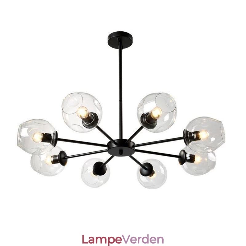 Nordic Glass Pendel Light Magic Bean Shape Lampe Lysekrone Belysning