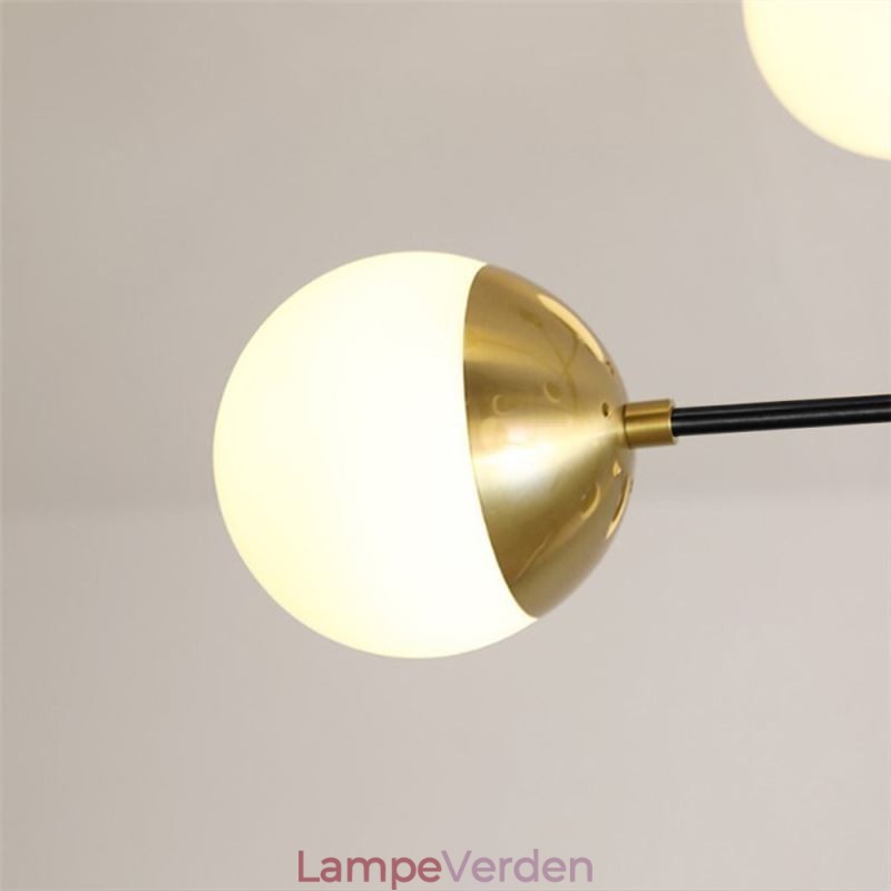 Nordic Glass Pendel Light Magic Bean Shape Lysekrone Lighting Lamp