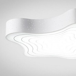 Moderne moderne maleri Metal Flush Mount