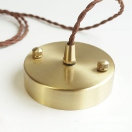 Rustik loftslampe Pendel i farvet glas