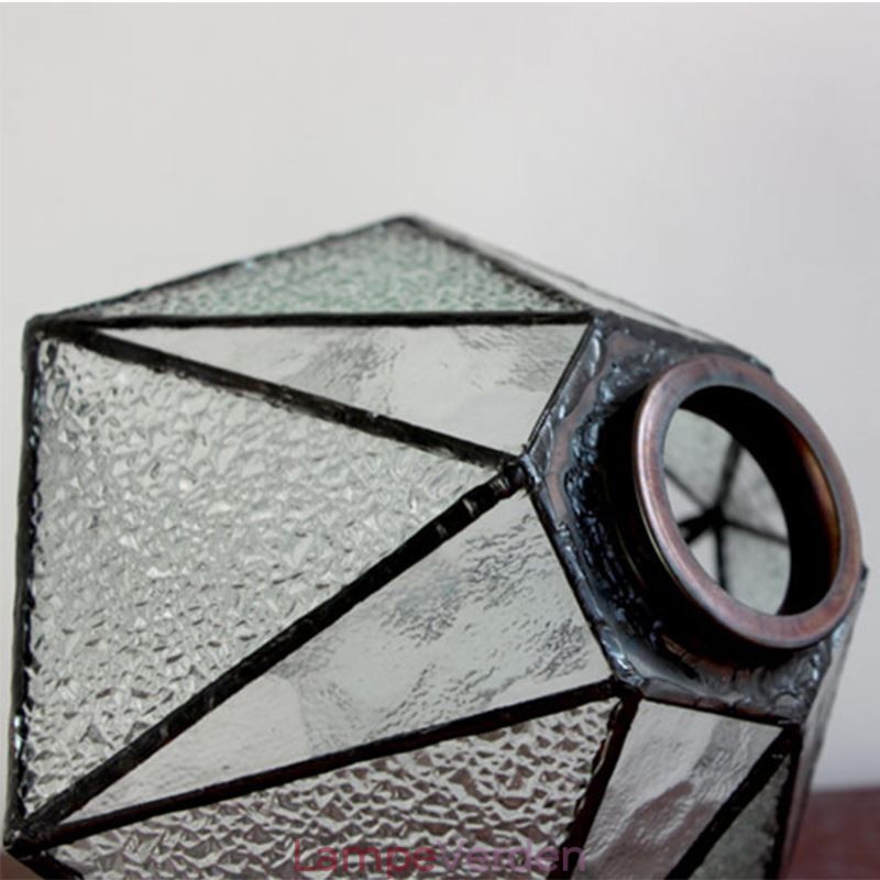 Geometrisk farvet glas Farmhouse Pendel Light