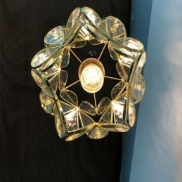 Nordic Creative Pendel Glas Hjem Belysning Kronblad Form Lampe Sengelampe