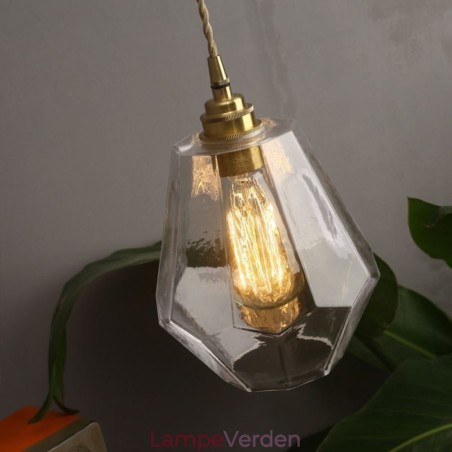 Nordic Retro Pendel Messing Glas Hjem Belysning Tårn Form Lampe Lampe Nordic Retro Pendel Messing Glas Hjem Belysning Tårn Form Lampe Lampe