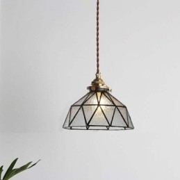 Geometrisk Pendel i farvet glas