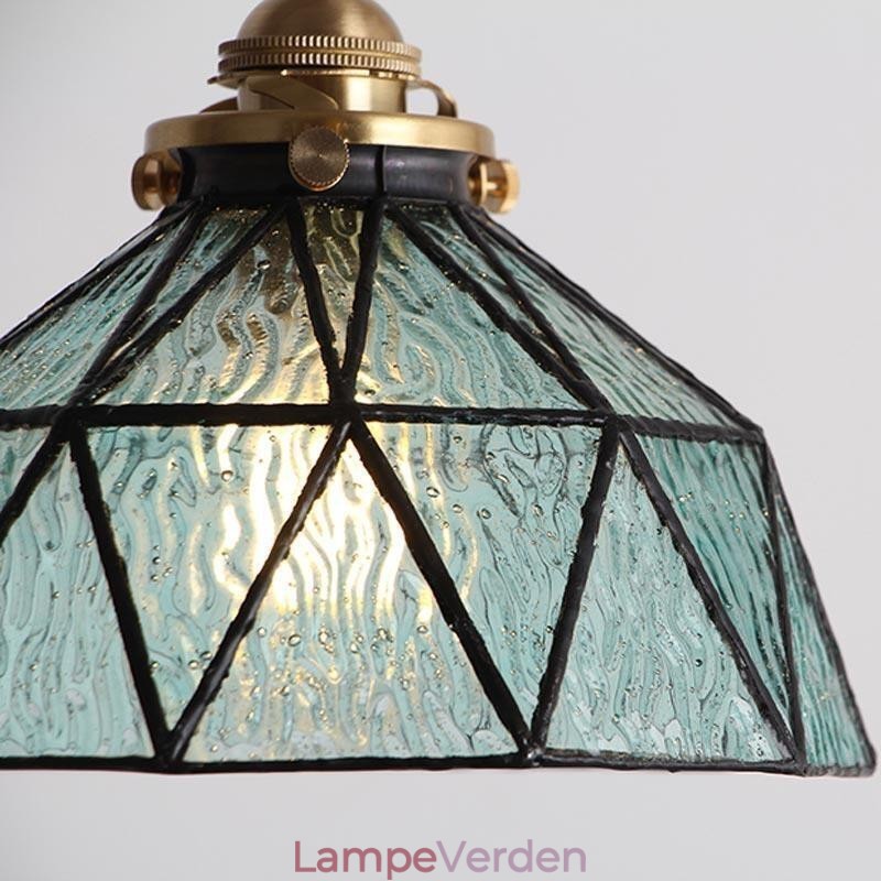 Geometrisk Pendel i farvet glas