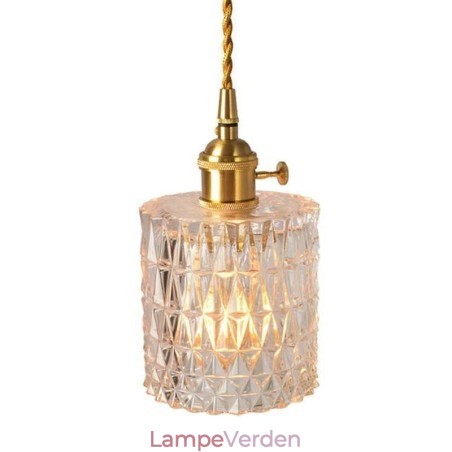Jelly Jar lysarmatur Ribbet glas pendel lys Jelly Jar lysarmatur Ribbet glas pendel lys