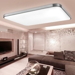 Flush Mounte Light Modern Aluminium Siddelampe Rektangel Iphone 5 Form med Lys Justerbar
