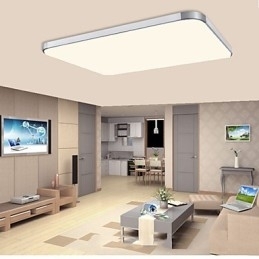 Flush Mounte Light Modern Aluminium Siddelampe Rektangel Iphone 5 Form med Lys Justerbar