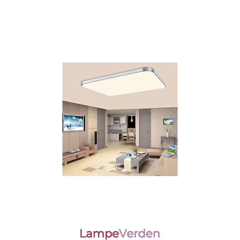 Flush Mounte Light Modern Aluminium Siddelampe Rektangel Iphone 5 Form med Lys Justerbar