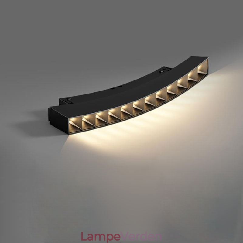 Cirkulært skinnelys Magnetisk forsænket spotlight dekorativt lys 60cm