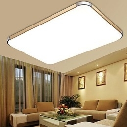 Flush Mounte Light Modern Aluminium Siddelampe Rektangel Iphone 5 Form med Lys Justerbar