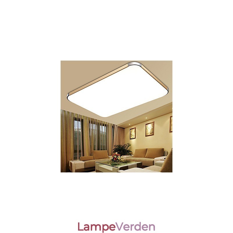 Flush Mounte Light Modern Aluminium Siddelampe Rektangel Iphone 5 Form med Lys Justerbar