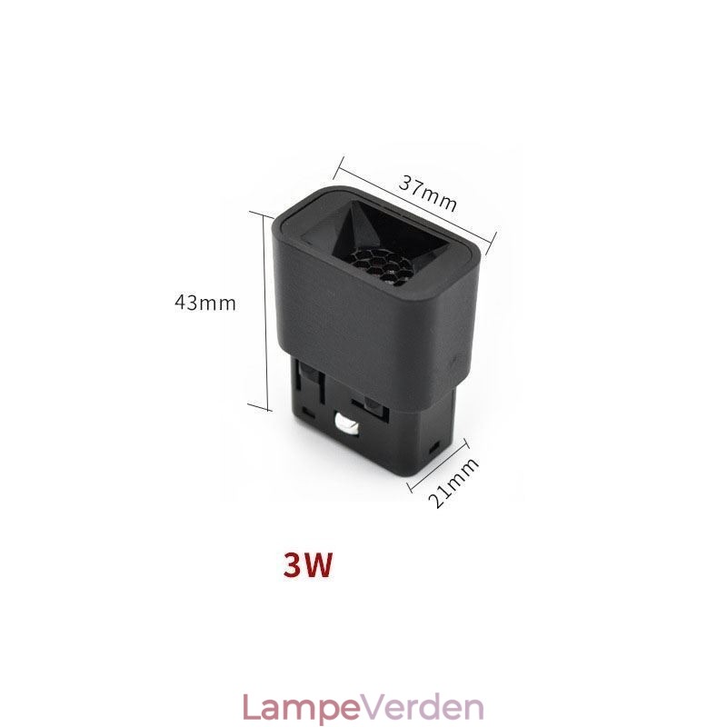 Sporgitter Lys Forsænket Magnetisk gitter Spotlight