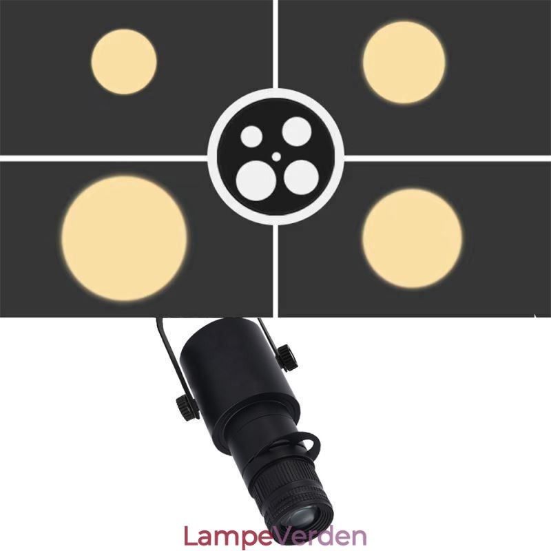 Spot Light Stage KTV Loft Spotlight 4 niveauer af blændejustering