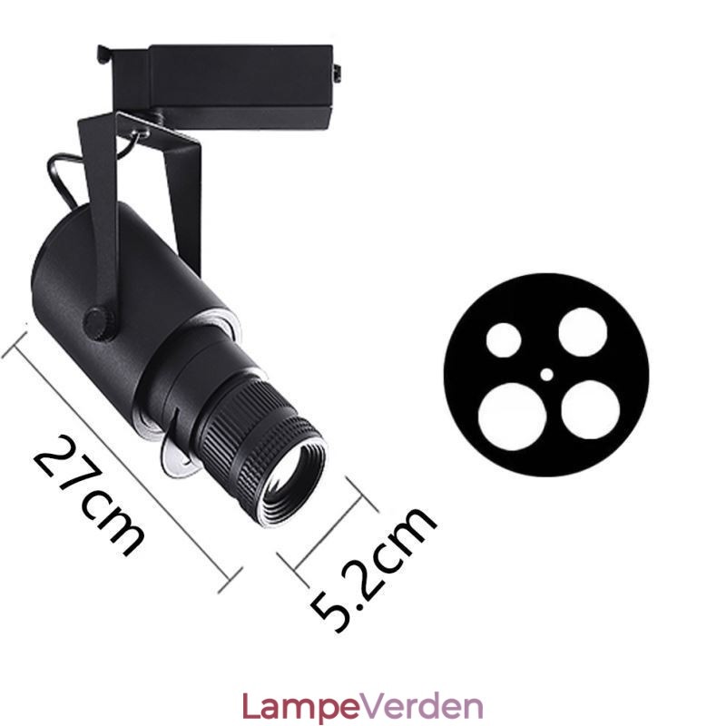 Spot Light Stage KTV Loft Spotlight 4 niveauer af blændejustering