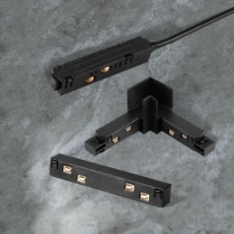 Magnetisk skinnebelysningstilbehør Forsænket skinnehjørneforbindelse