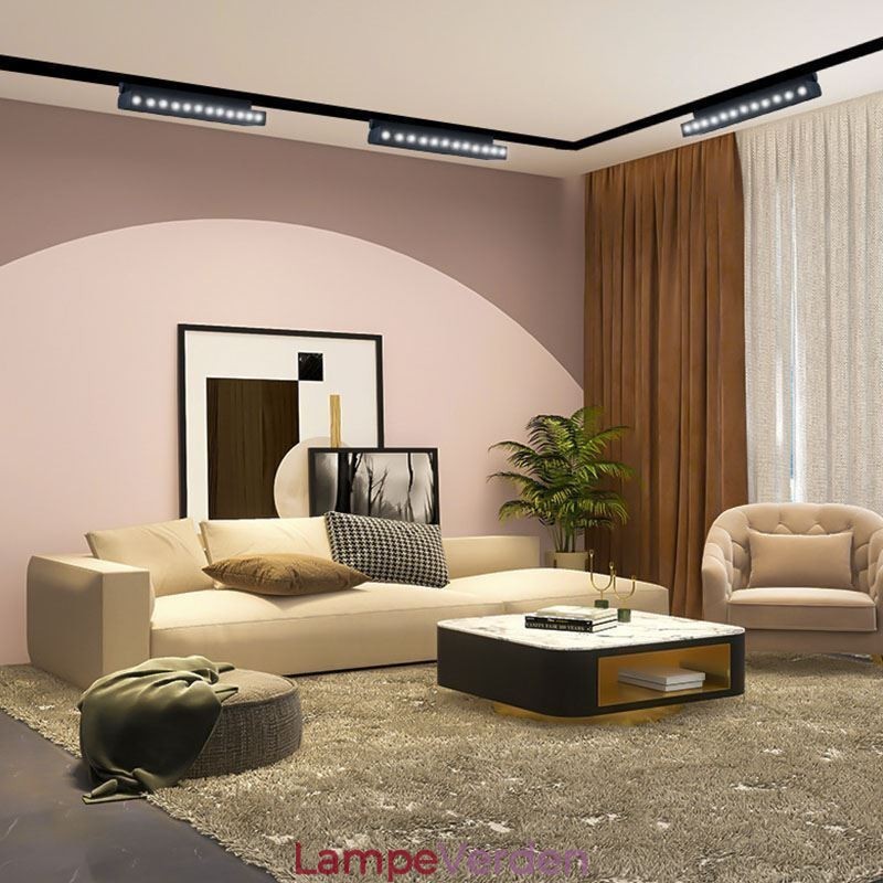 Forsænket skinnegitter Spotlight Sporliste Spotlight Magnetisk foldegitter Spotlight 36V