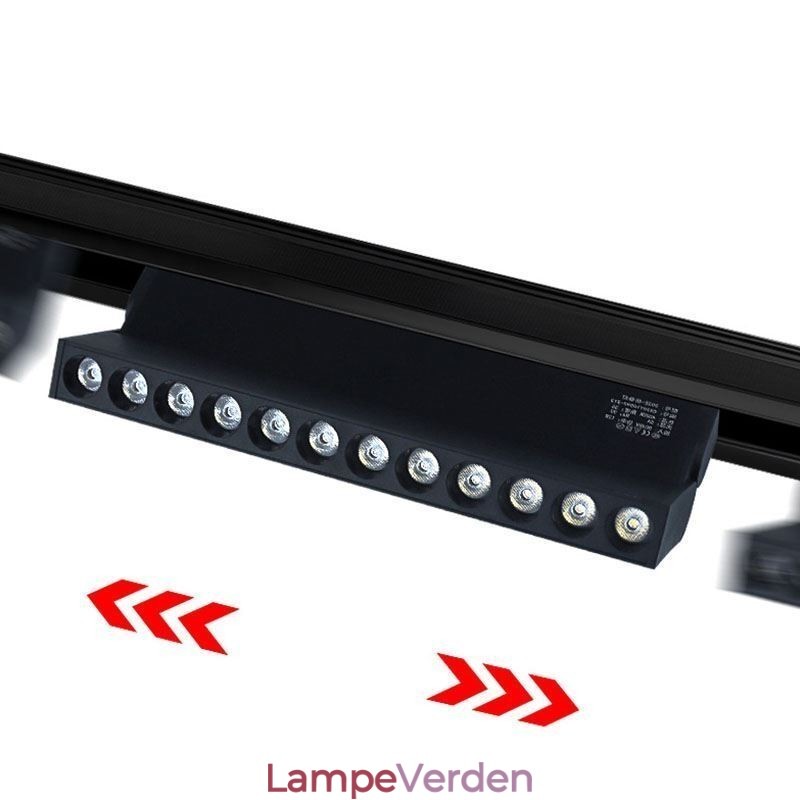 Forsænket skinnegitter Spotlight Sporliste Spotlight Magnetisk foldegitter Spotlight 36V