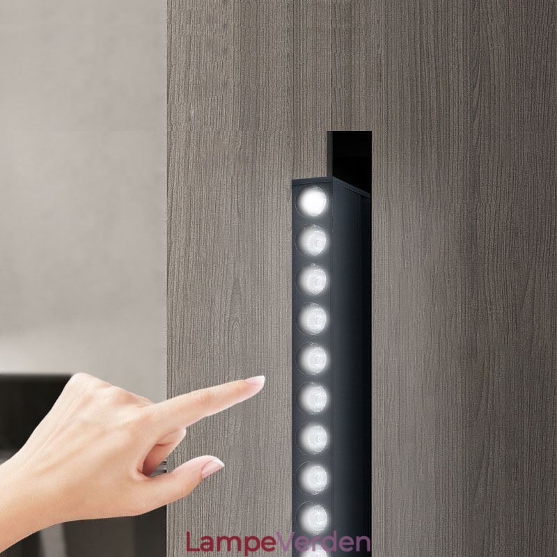 Forsænket skinnegitter Spotlight Sporliste Spotlight Magnetisk foldegitter Spotlight 36V