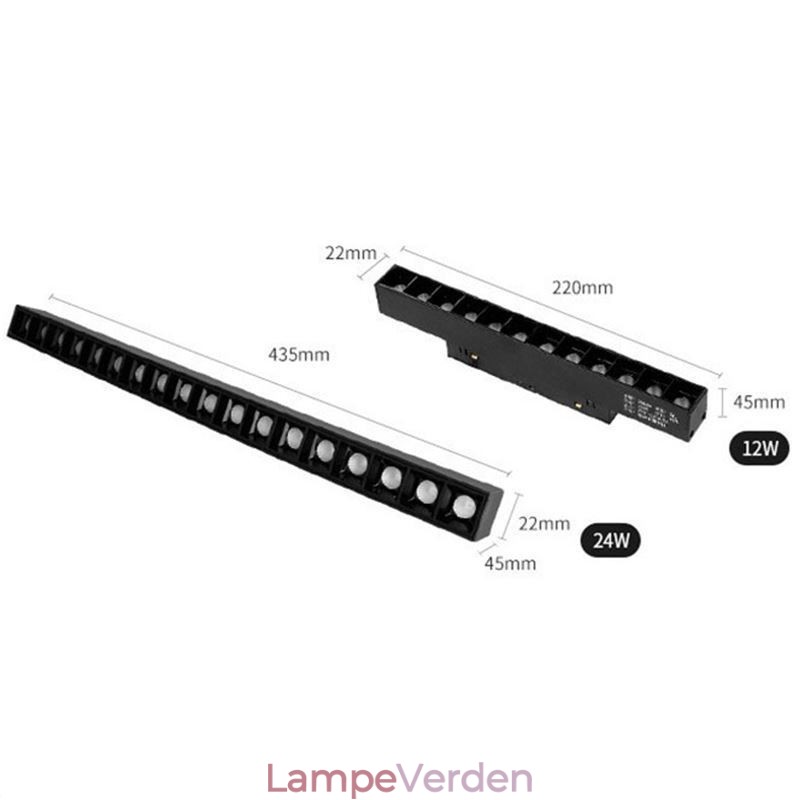 Forsænket Sporgitter Spotlight Strip Spotlight Magnetisk Sporgitter Spotlight 36V