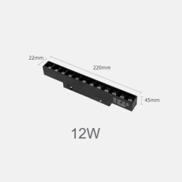 Forsænket Sporgitter Spotlight Strip Spotlight Magnetisk Sporgitter Spotlight 36V