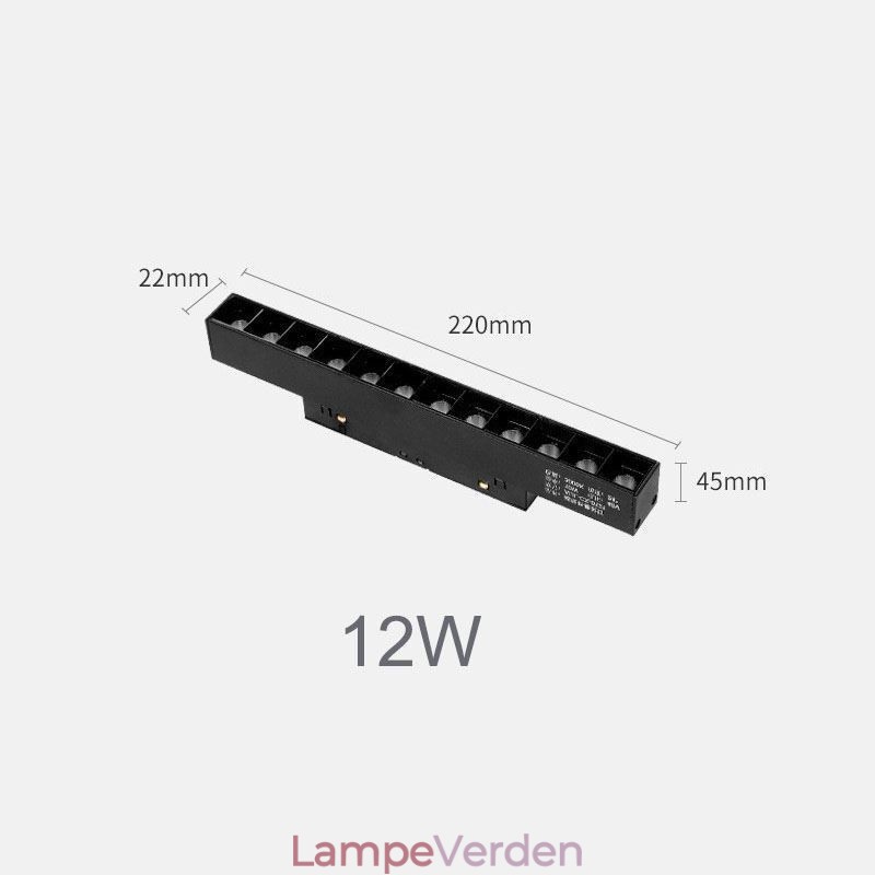 Forsænket Sporgitter Spotlight Strip Spotlight Magnetisk Sporgitter Spotlight 36V