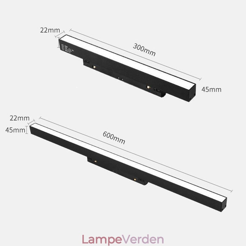 Spor Lineær Lys Magnetisk Forsænket Spotlight Projektør 36V