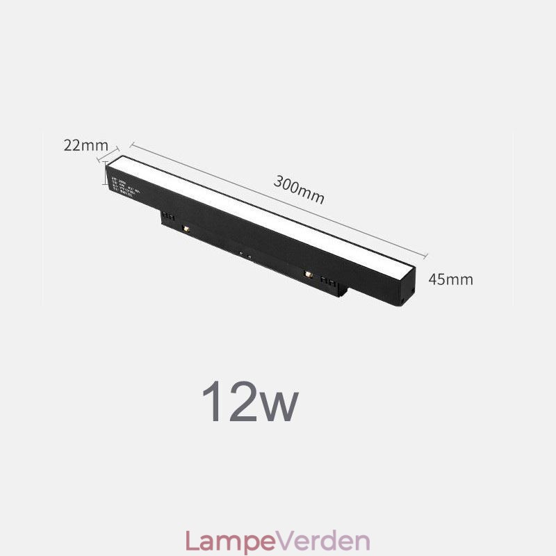 Spor Lineær Lys Magnetisk Forsænket Spotlight Projektør 36V