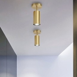 Nordic Brass Flush Mount Loftslampe