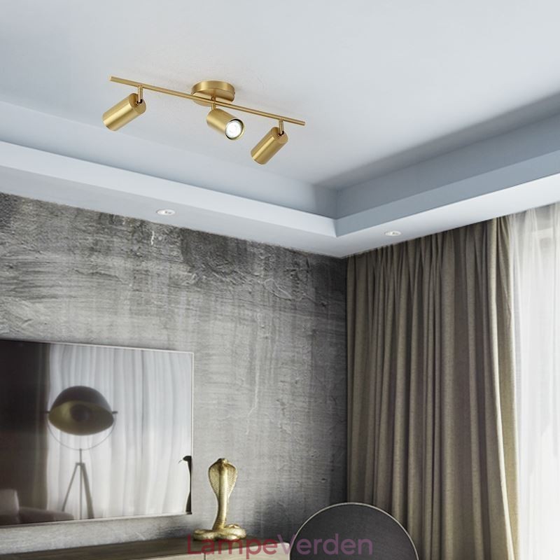 Nordic Brass Flush Mount Loftslampe