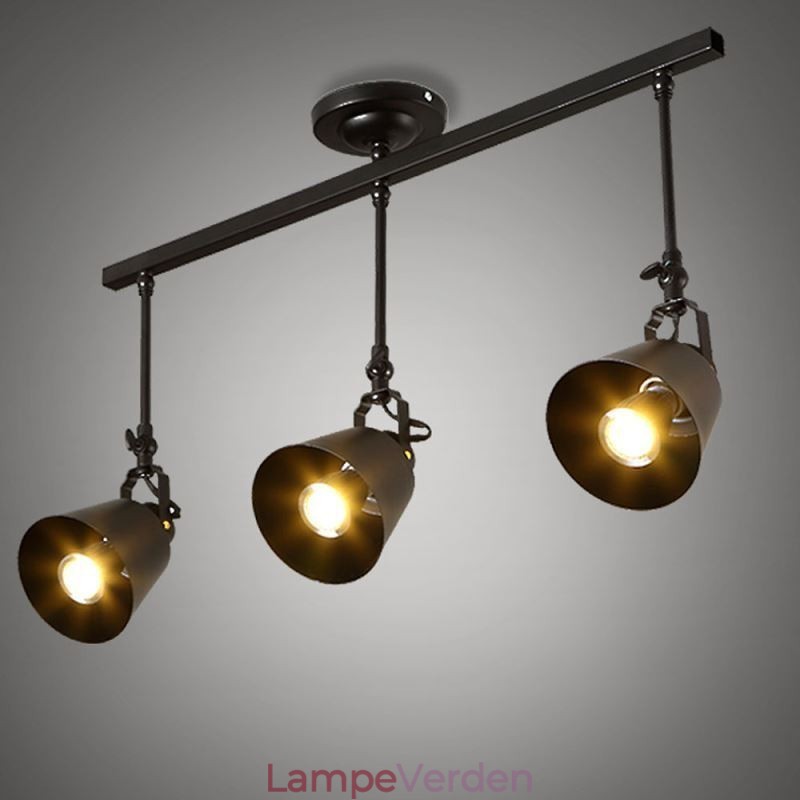 Rustik Iron Spotlight Countryside Vintage Loftslampe