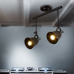 Rustik Iron Spotlight Countryside Vintage Loftslampe
