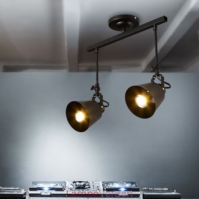 Rustik Iron Spotlight Countryside Vintage Loftslampe
