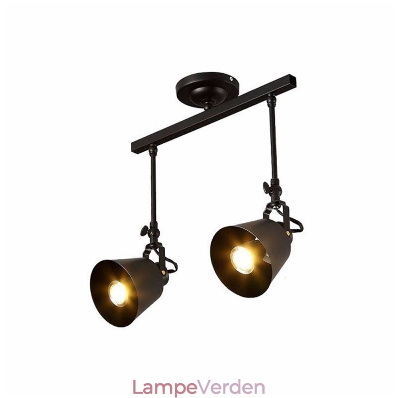 Rustik Iron Spotlight Countryside Vintage Loftslampe