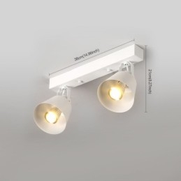 Rustik Vintage Spotlight Industrial Iron Track Lighting
