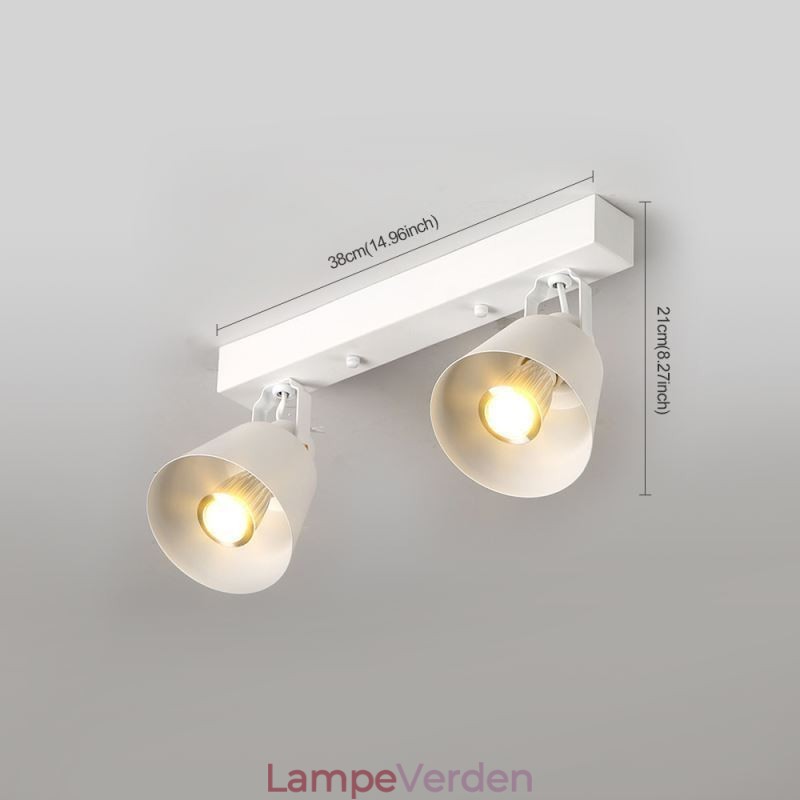 Rustik Vintage Spotlight Industrial Iron Track Lighting
