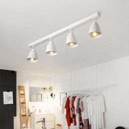 Rustik Vintage Spotlight Industrial Iron Track Lighting