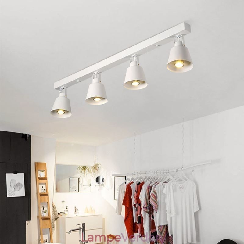 Rustik Vintage Spotlight Industrial Iron Track Lighting