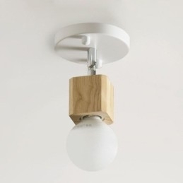 Enkelt mini spotlight moderne hvidt loftslys (enkelt lys)