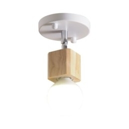 Enkelt mini spotlight moderne hvidt loftslys (enkelt lys)