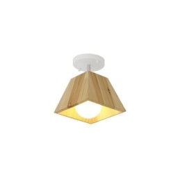 Nordic Wooden Spotlight Fire Prism Roterbar Loftsspot