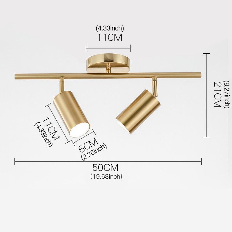 Moderne Simple Spotlight Aluminium Loftskinne Lys