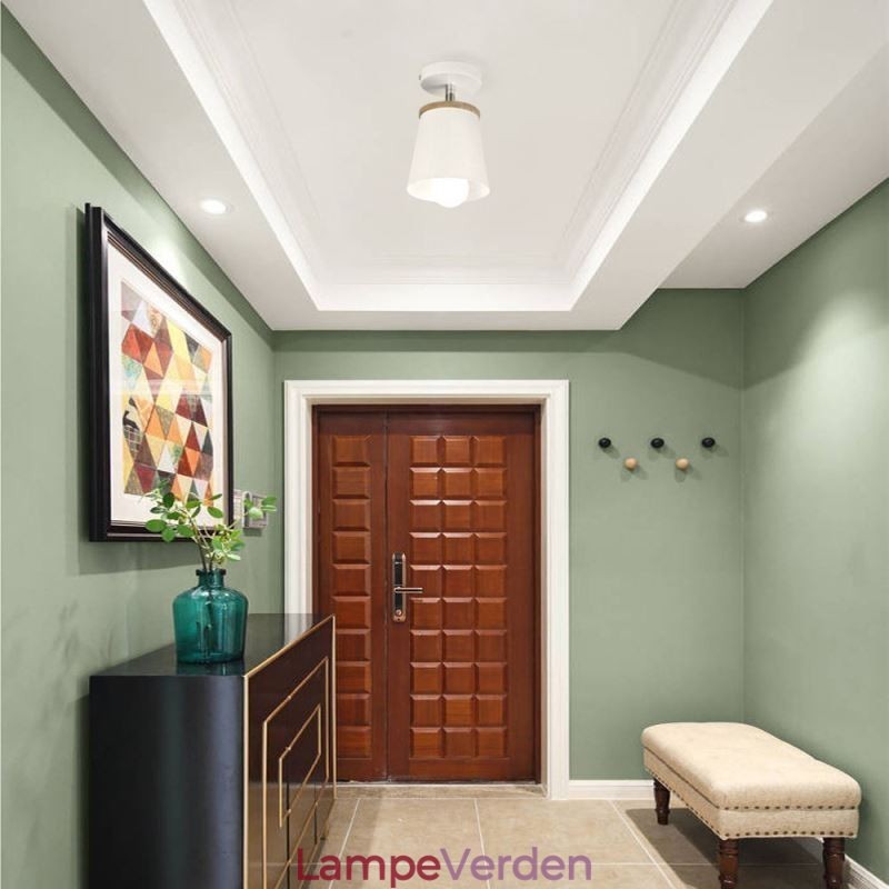 Nordic Iron Spotlight Enkelt træloftslys (enkelt lys)