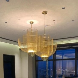 Nordic Grid Designer kreativ og unik form kunst dekorativ pendel
